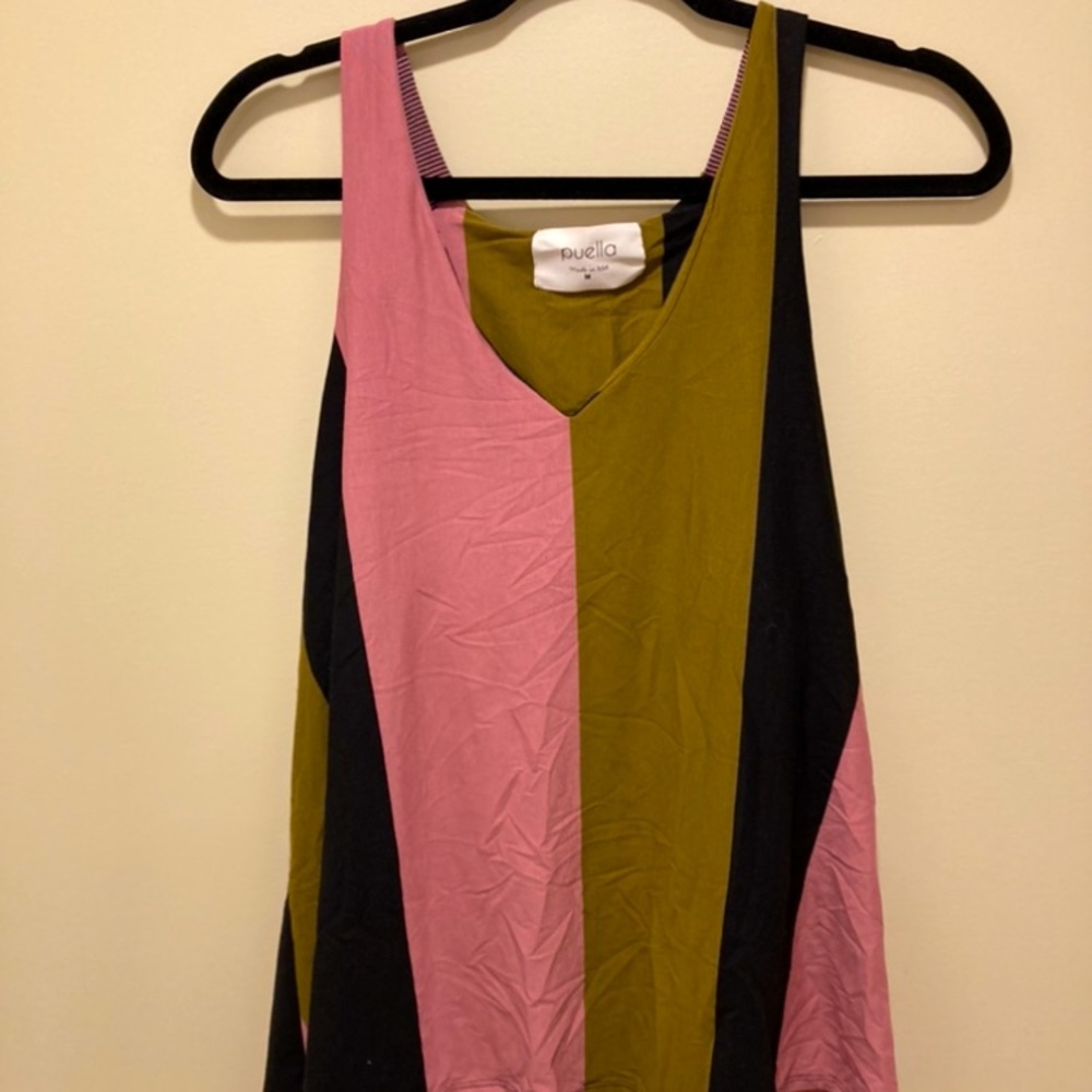 Anthropologie Puella color block tank. Size M